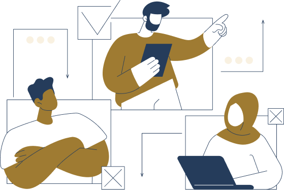 Team illustration